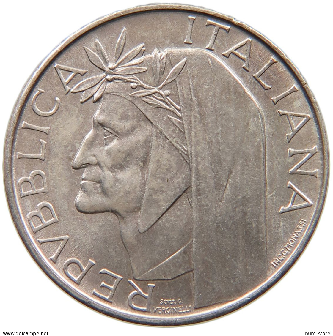 ITALY 500 LIRE 1965  #t161 0047 - 500 Liras