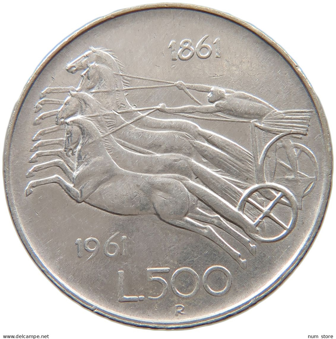 ITALY 500 LIRE 1961  #c068 0349 - 500 Liras