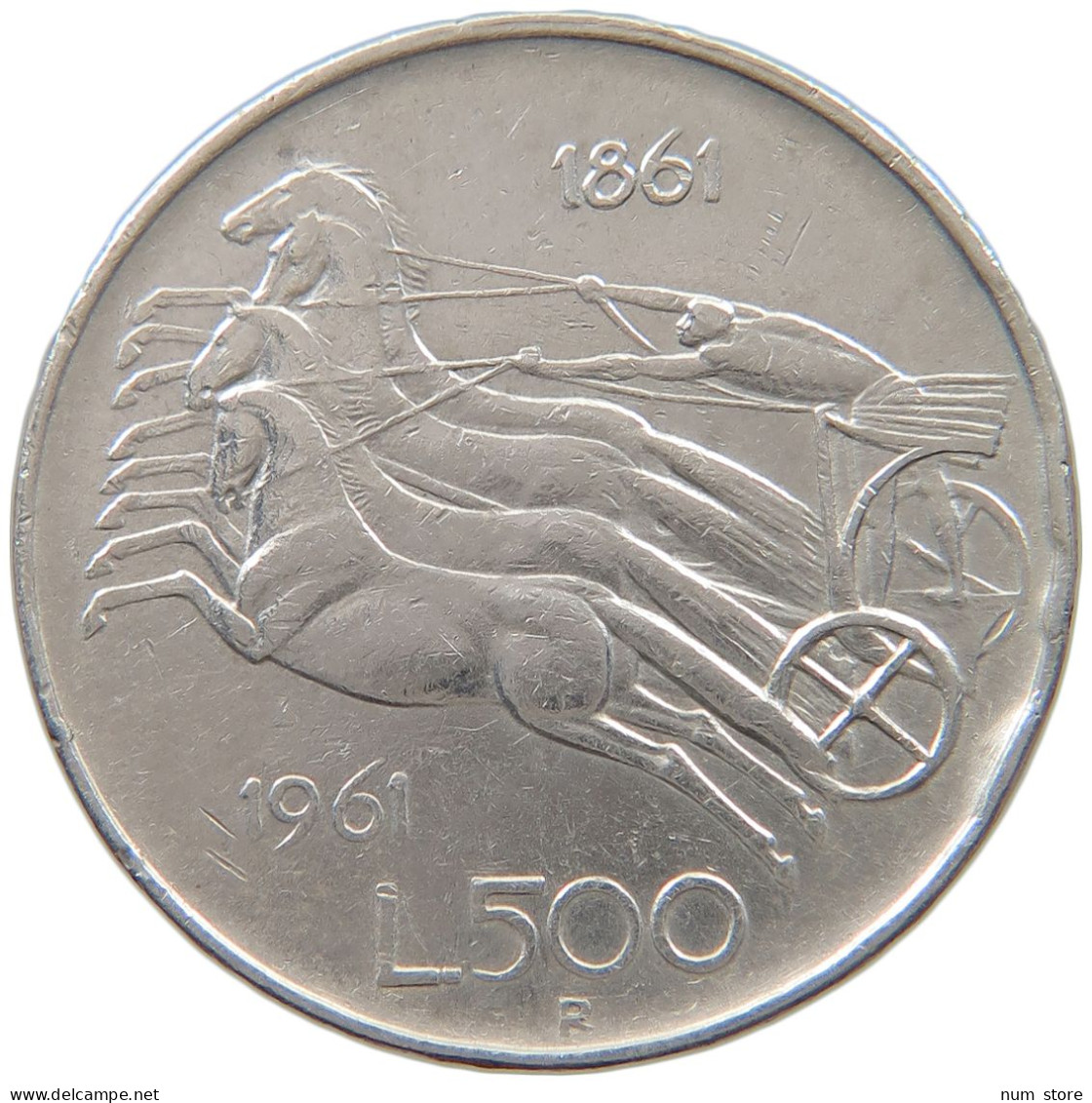 ITALY 500 LIRE 1961  #c081 0623 - 500 Lire