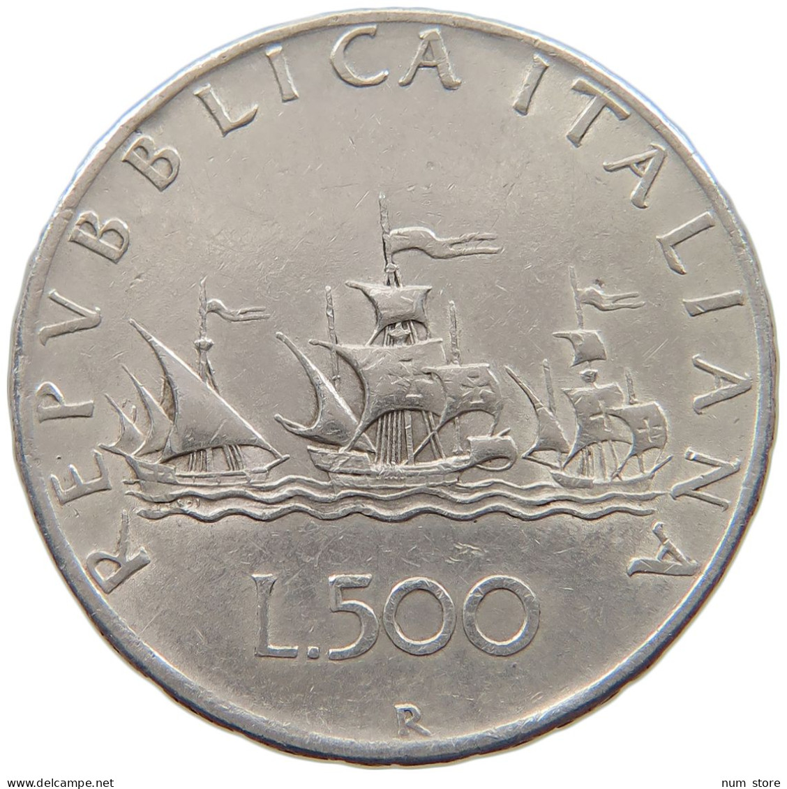 ITALY 500 LIRE 1958  #c081 0629 - 500 Liras