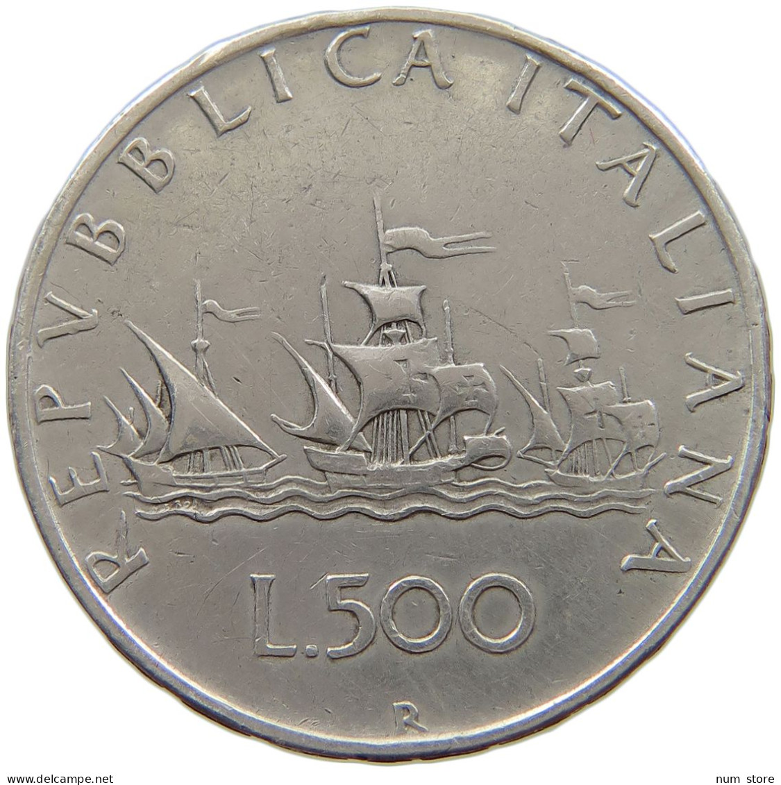 ITALY 500 LIRE 1959  #a082 0107 - 500 Lire
