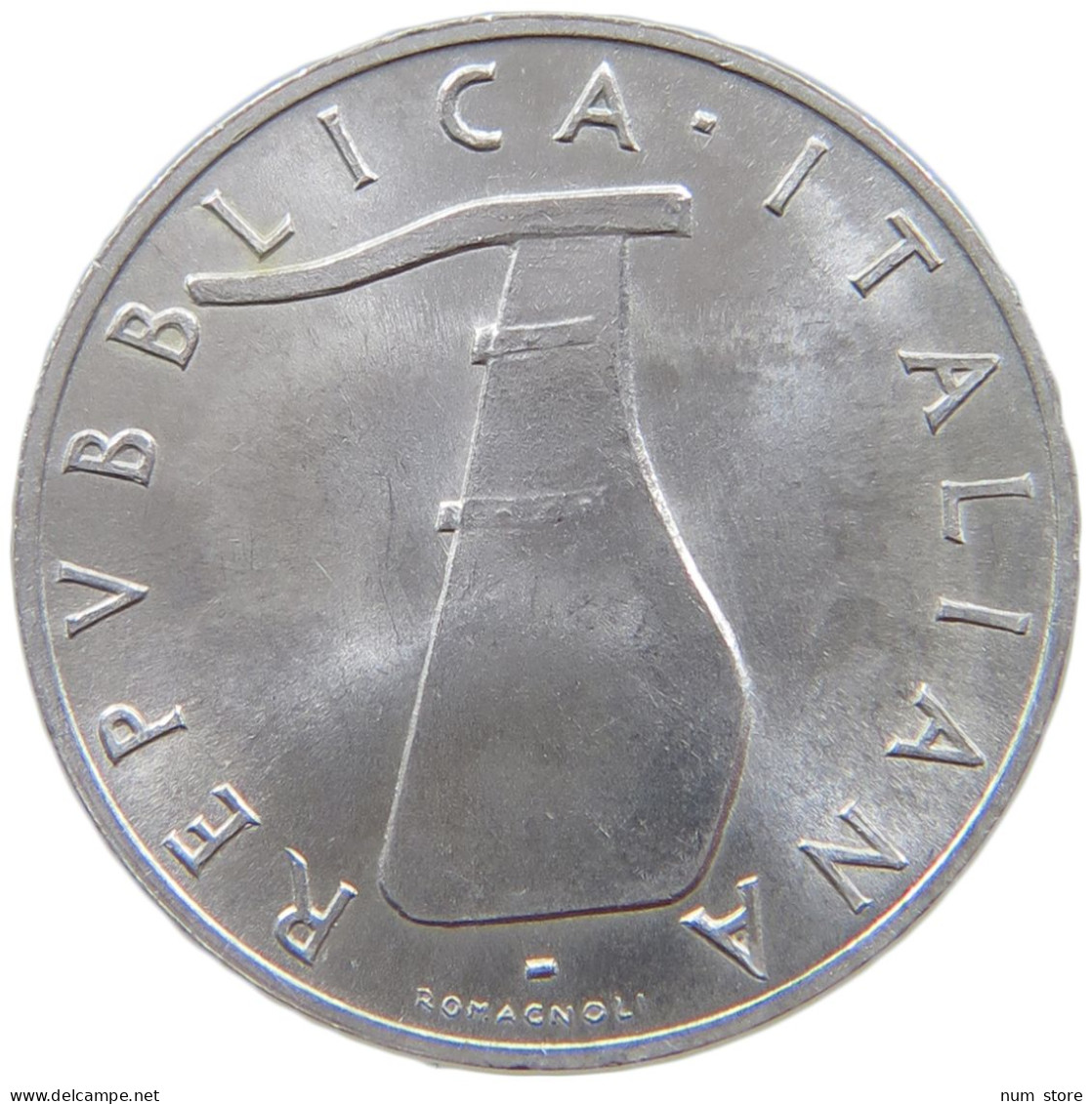 ITALY 5 LIRE 1953  #a089 0111 - 5 Liras