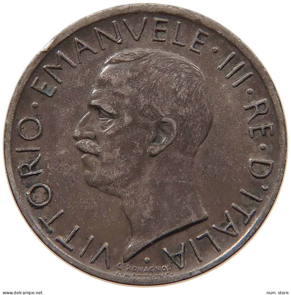 ITALY 5 LIRE 1929 Vittorio Emanuele III. (1900 - 1946) #s004 0093 - 1900-1946 : Vittorio Emanuele III & Umberto II