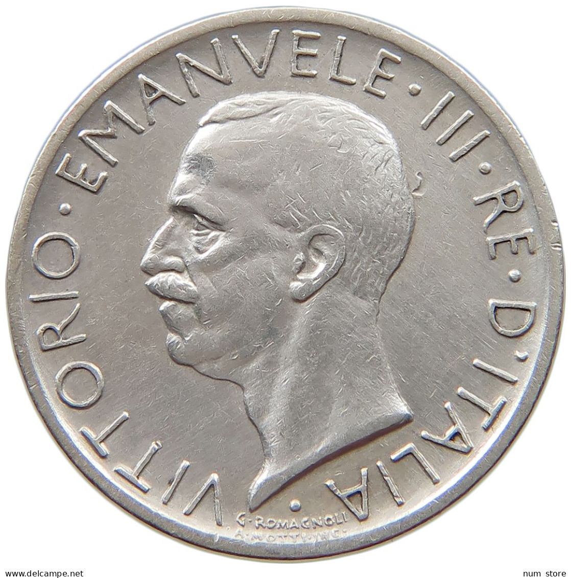 ITALY 5 LIRE 1927 Vittorio Emanuele III. (1900 - 1946) #s078 0201 - 1900-1946 : Vittorio Emanuele III & Umberto II