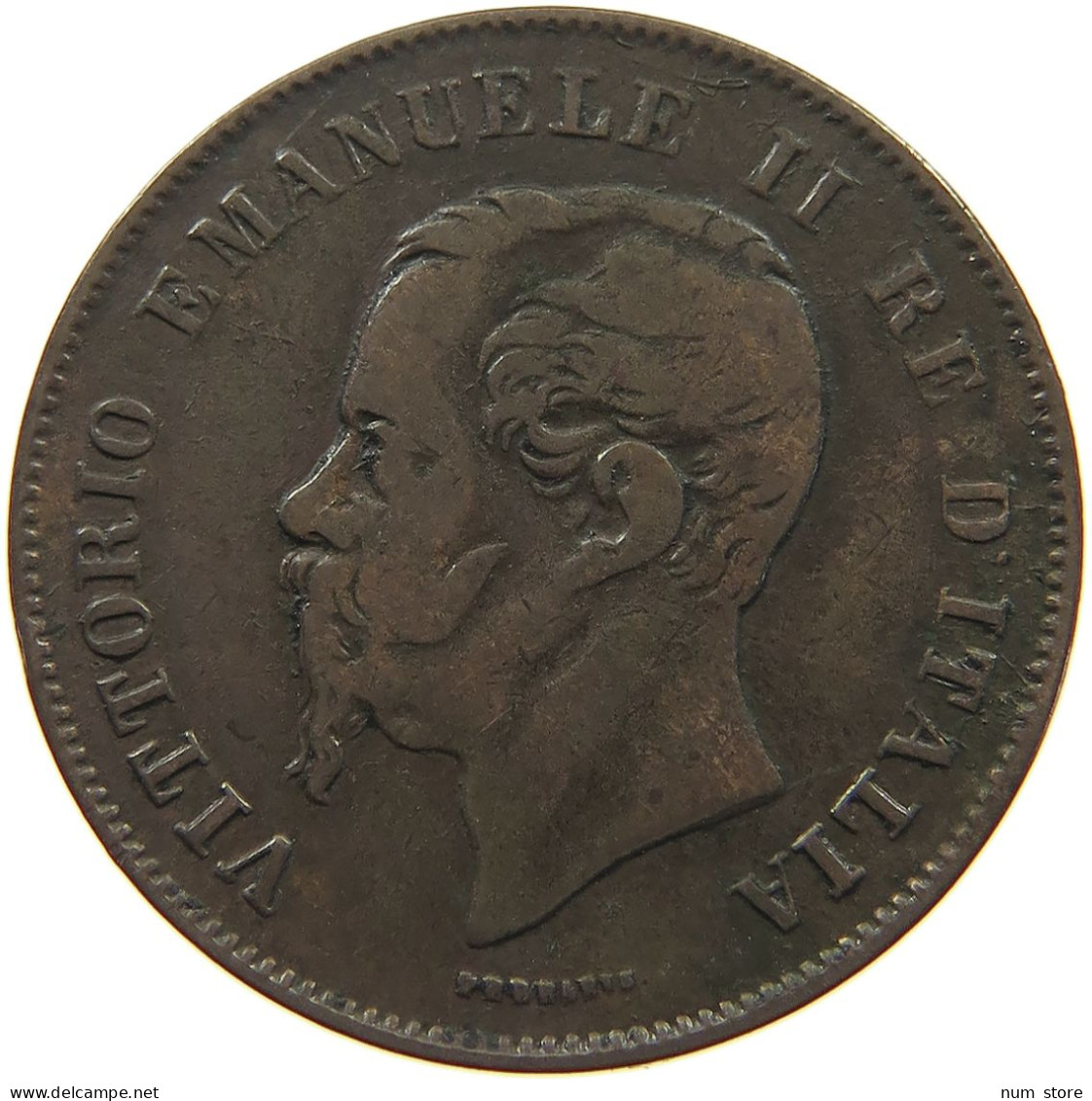 ITALY 5 CENTESIMI 1861 M Vittorio Emanuele II. 1861 - 1878 #c080 0363 - Sonstige & Ohne Zuordnung