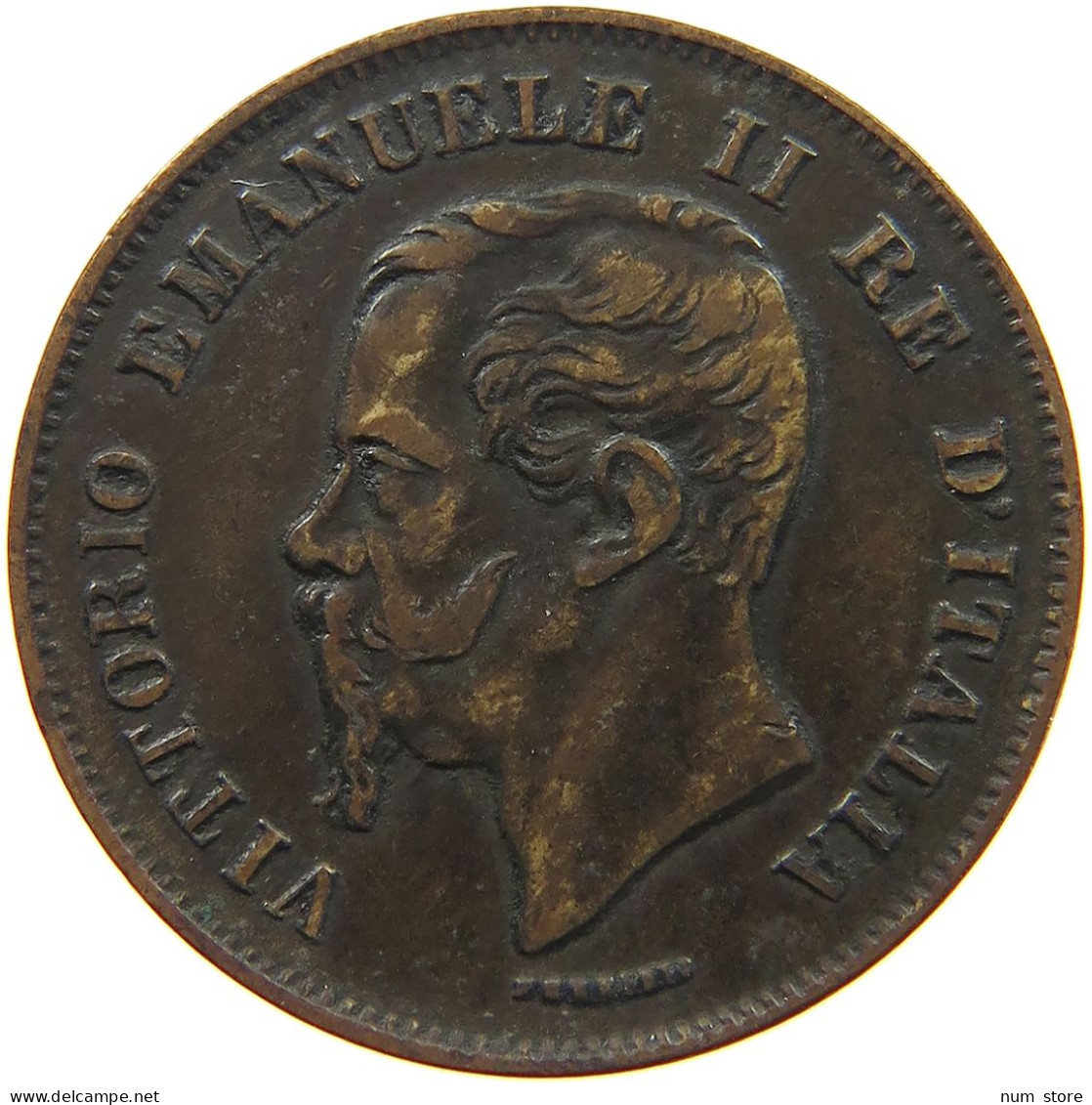 ITALY 5 CENTESIMI 1861 M Vittorio Emanuele II. 1861 - 1878 #c020 0331 - Andere & Zonder Classificatie