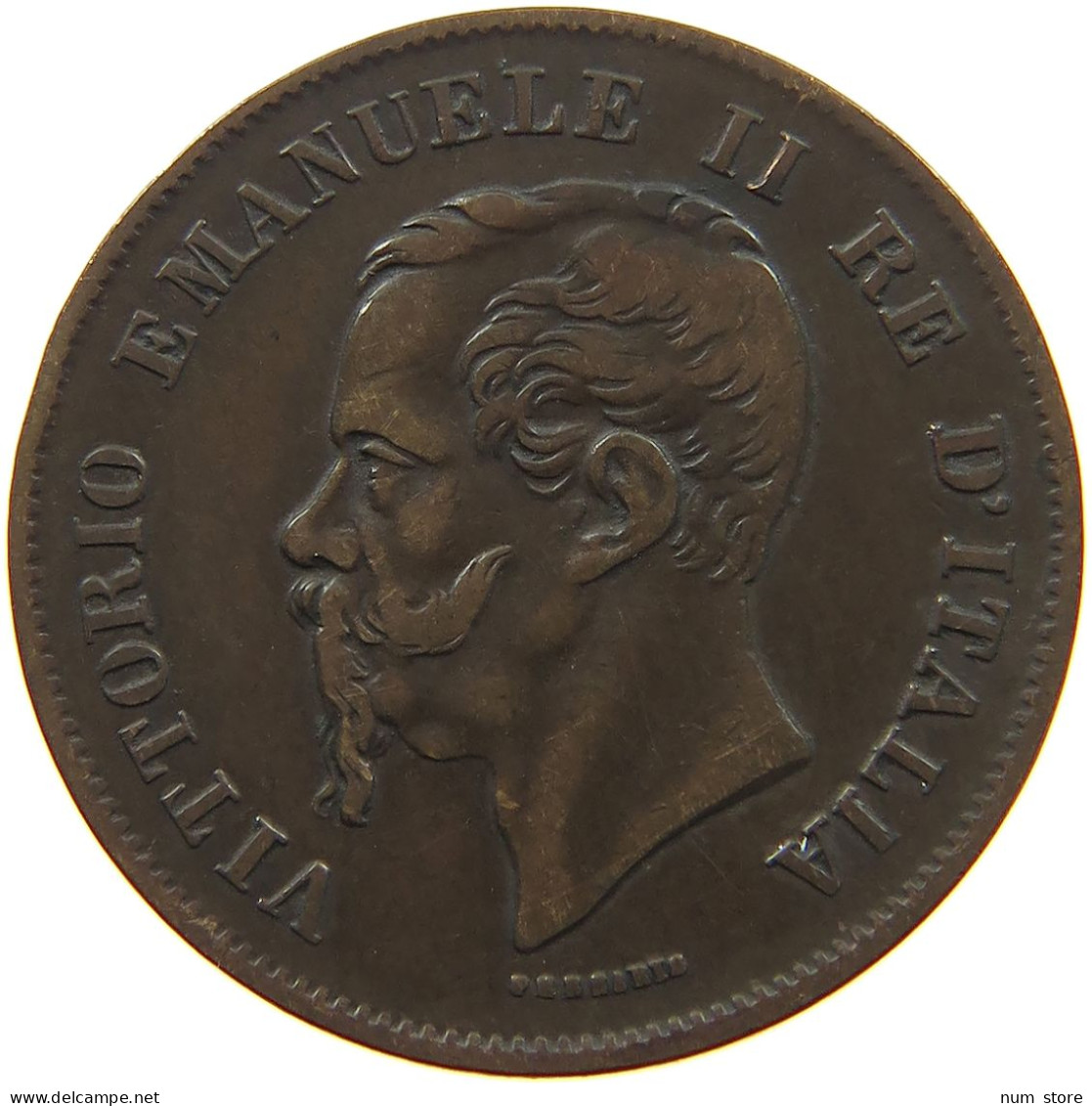 ITALY 5 CENTESIMI 1861 M Vittorio Emanuele II. 1861 - 1878 #c003 0417 - Sonstige & Ohne Zuordnung