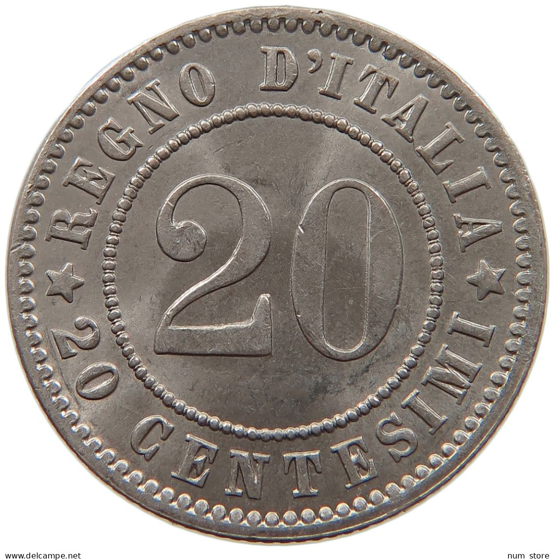 ITALY 20 CENTESIMI 1894 KB UMBERTO I. 1878-1900 #t162 0471 - 1878-1900 : Umberto I