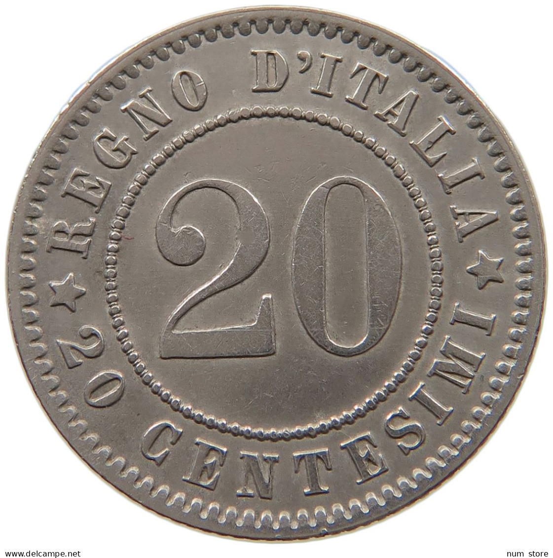 ITALY 20 CENTESIMI 1894 KB UMBERTO I. 1878-1900 #a046 0545 - 1878-1900 : Umberto I
