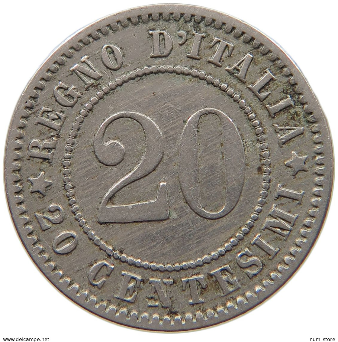 ITALY 20 CENTESIMI 1894 KB UMBERTO I. 1878-1900 #c032 0757 - 1878-1900 : Umberto I