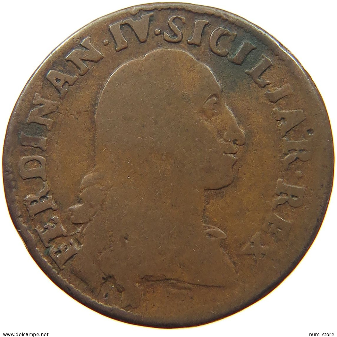 ITALY STATES NAPLES 12 CAVALLI 1789 Ferdinando IV (I) Di Borbone, 1759-1816 #a002 0415 - Neapel & Sizilien