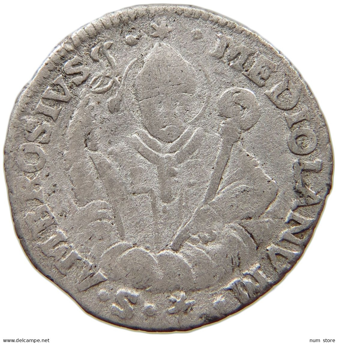 ITALY STATES MILANO SOLDO 1737 Charles VI. 1702-1740 #t144 0261 - Other & Unclassified