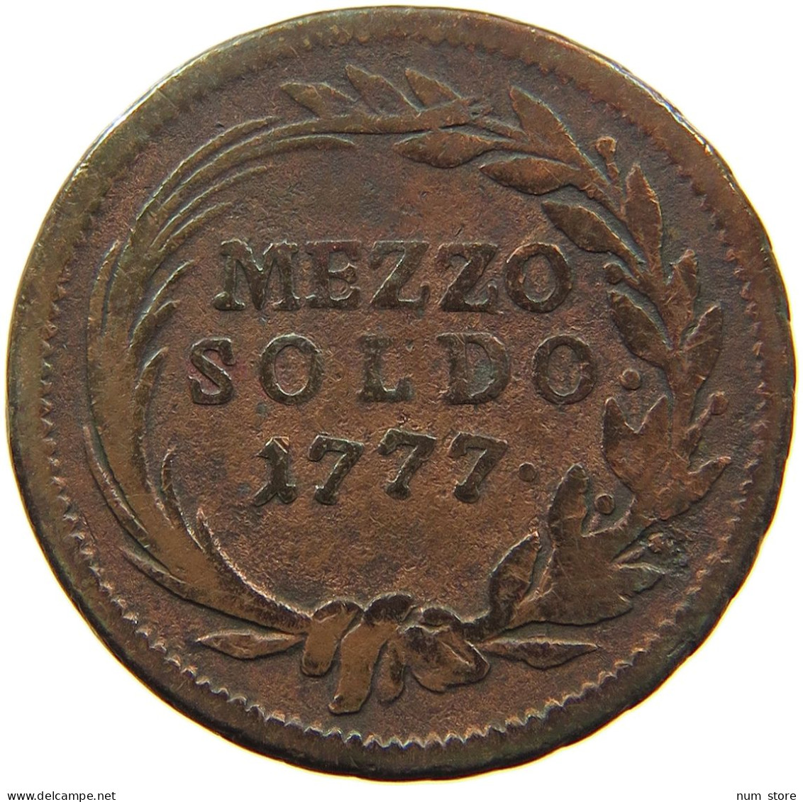 ITALY STATES MILANO MEZZO SOLDO 1777 Maria Theresia (1740-1780) #t075 0077 - Other & Unclassified