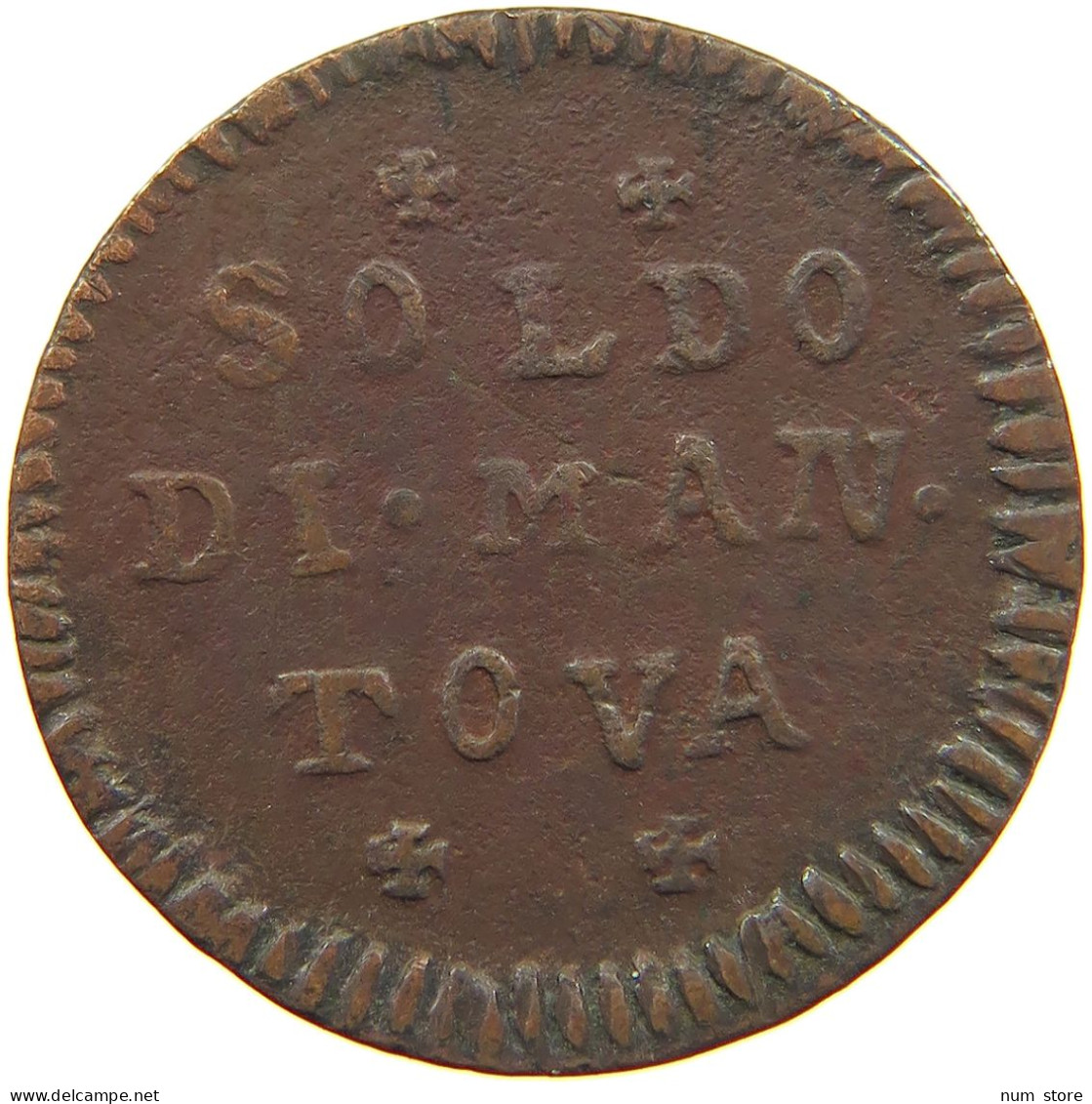 ITALY STATES MANTUA SOLDO 1731  #t009 0247 - Mantoue