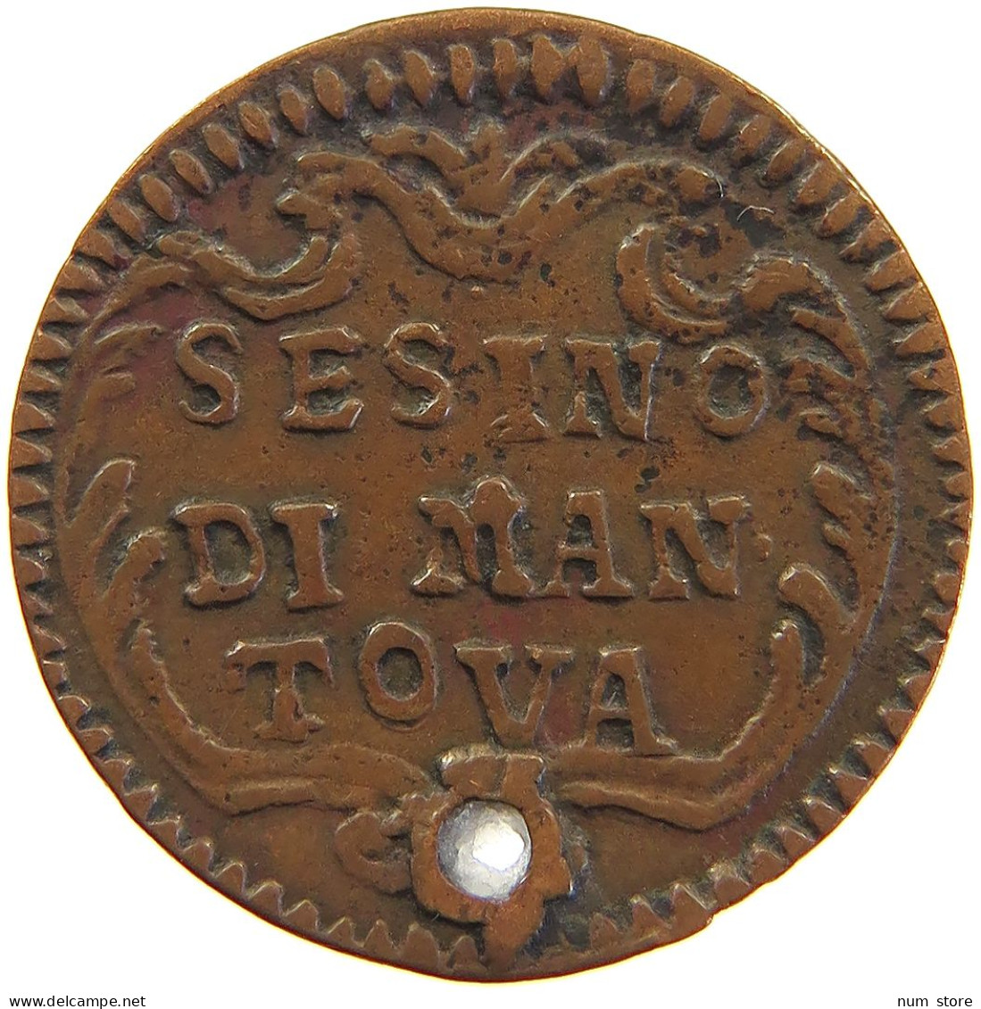 ITALY STATES MANTOVA SESINO 1711-1740 Karl VI. (1711-1740) #t016 0281 - Mantua