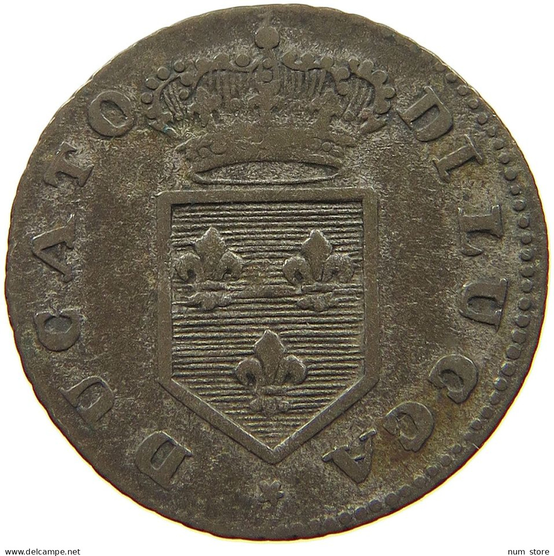 ITALY STATES LUCCA 2 SOLDI 1835  #t107 0215 - Lucca