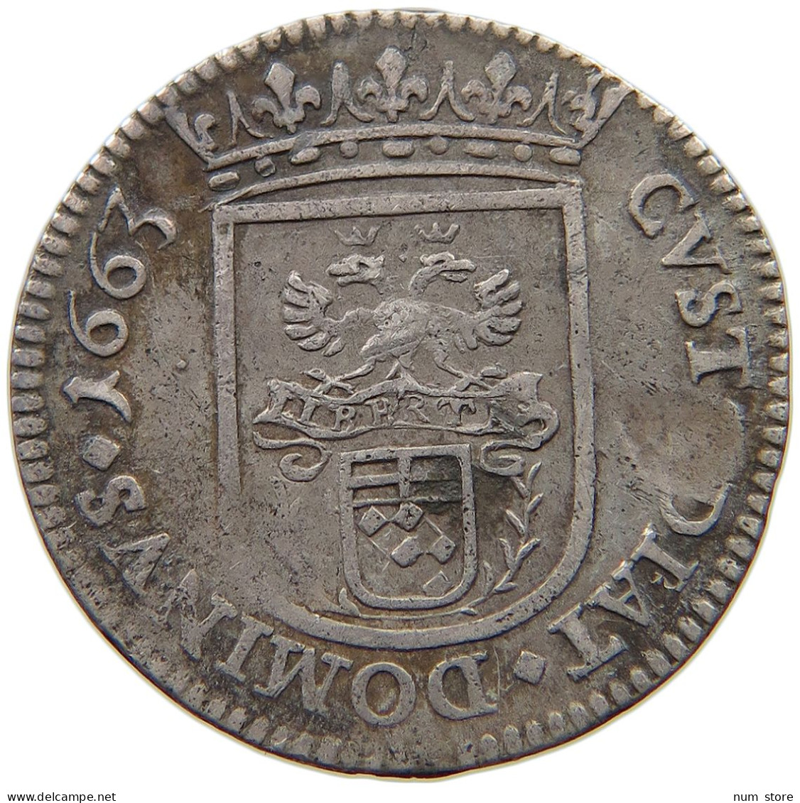 ITALY STATES 8 BOLOGNINI 1663 MASSA Alberigo II Cybo (1662-1690) #t108 0375 - Other & Unclassified