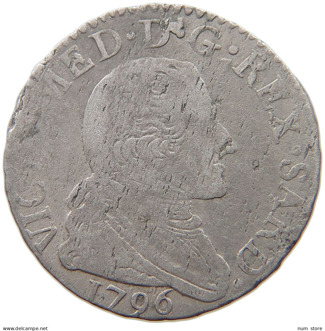 ITALY STATES 10 SOLDI 1796 Vittorio Amadeo III., 1773-1796. #t108 0099 - Autres & Non Classés