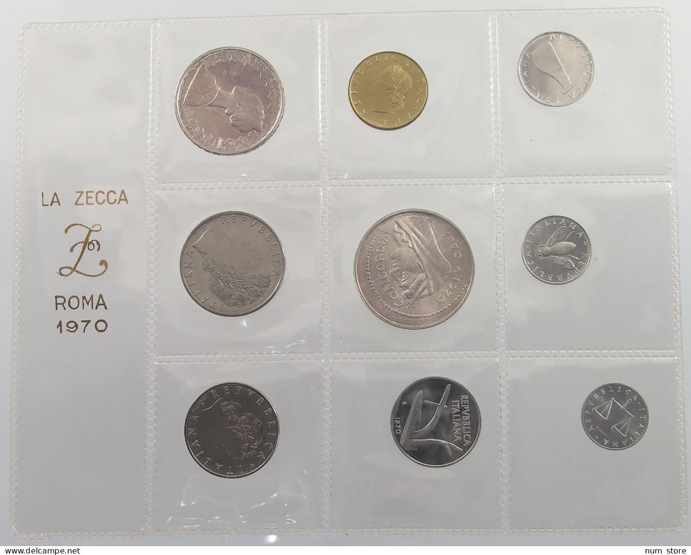 ITALY SET 1970  #bs06 0117 - Mint Sets & Proof Sets