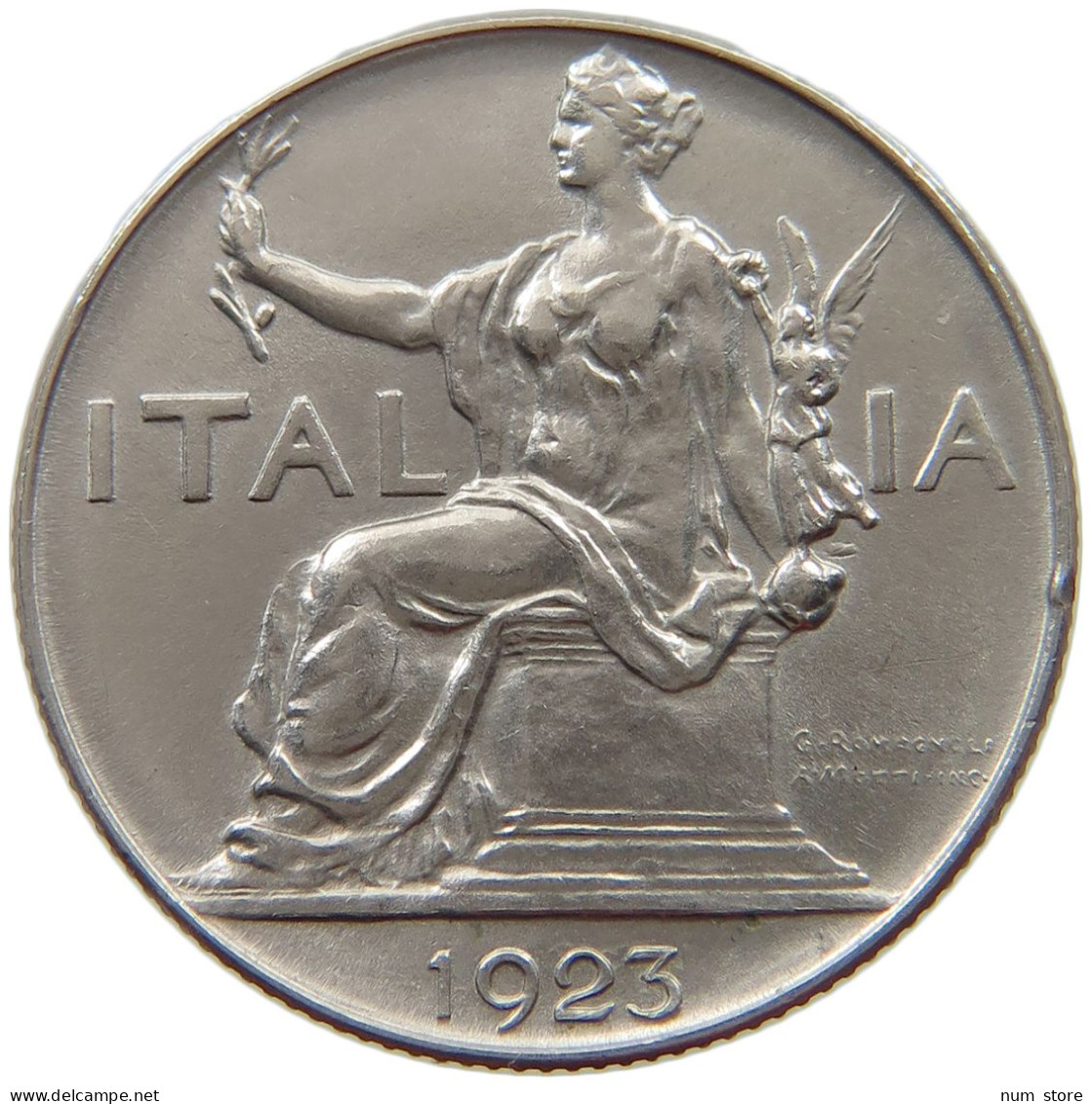 ITALY LIRA 1923 Vittorio Emanuele III. (1900 - 1946) #a043 0163 - 1900-1946 : Victor Emmanuel III & Umberto II