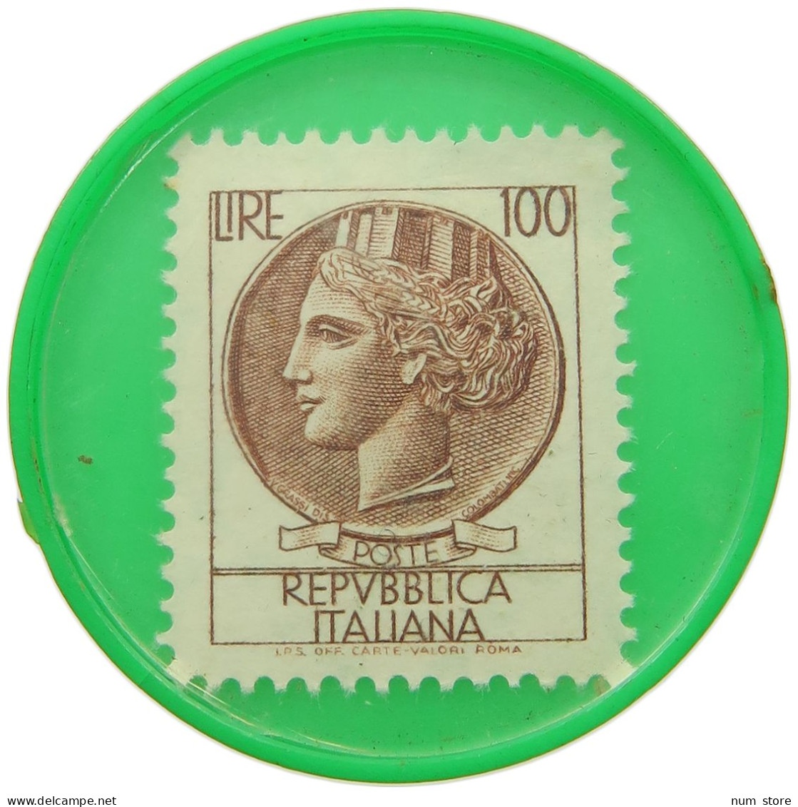 ITALY ENCASED POSTAGE STAMP  100 LIRE ASCOM MODENA ENCASED POSTAGE STAMP #t086 0215 - Altri & Non Classificati