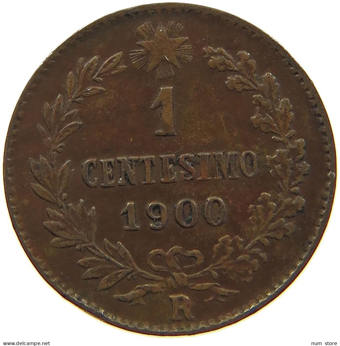 ITALY CENTESIMO 1900 R UMBERTO I. 1878-1900 #c019 0423 - 1878-1900 : Umberto I