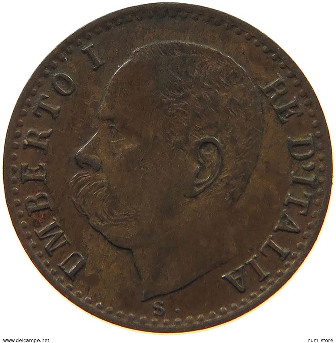 ITALY CENTESIMO 1896 R UMBERTO I. 1878-1900 #c084 0403 - 1878-1900 : Umberto I