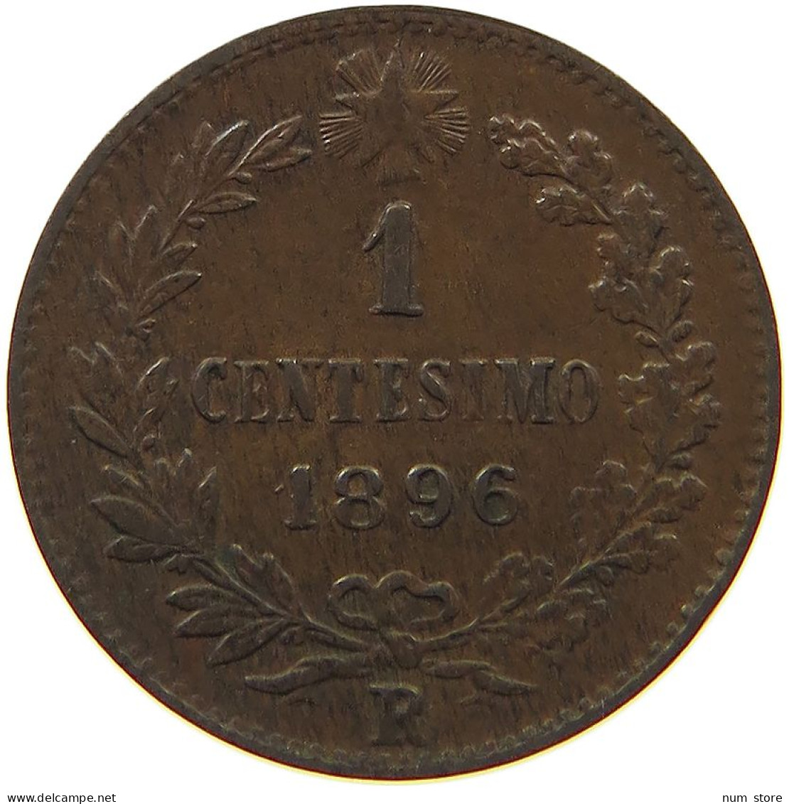 ITALY CENTESIMO 1896 R UMBERTO I. 1878-1900 #c084 0403 - 1878-1900 : Umberto I