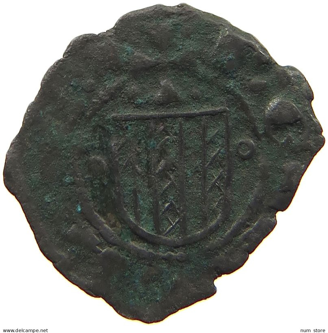 ITALY STATES SICILY DENARO  ALFONSO ARAGON 1416-1458 #a071 0493 - Sicilia