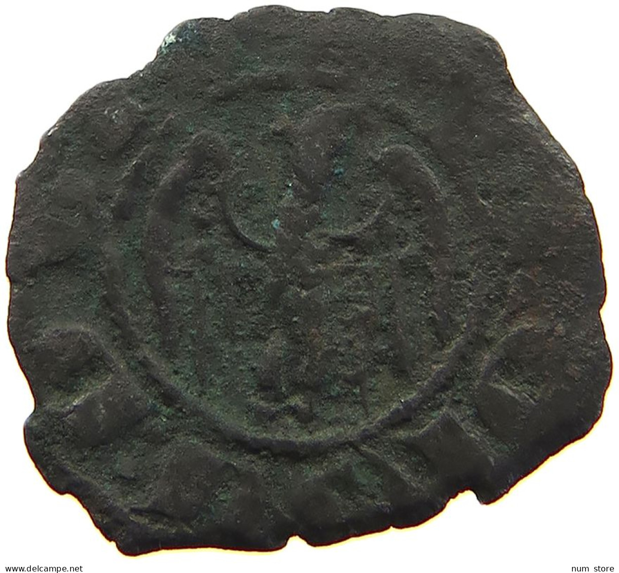 ITALY STATES SICILY DENARO  ALFONSO ARAGON 1416-1458 #a071 0493 - Sicile