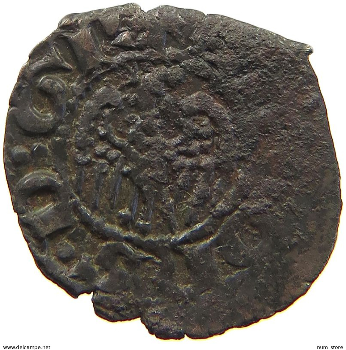 ITALY STATES SICILY DENARO  ALFONSO ARAGON 1416-1458 #a071 0477 - Sicile