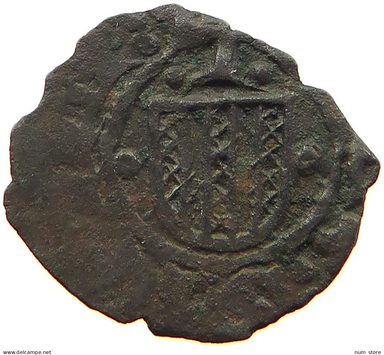 ITALY STATES SICILY DENARO  ALFONSO ARAGON 1416-1458 #a071 0433 - Sizilien