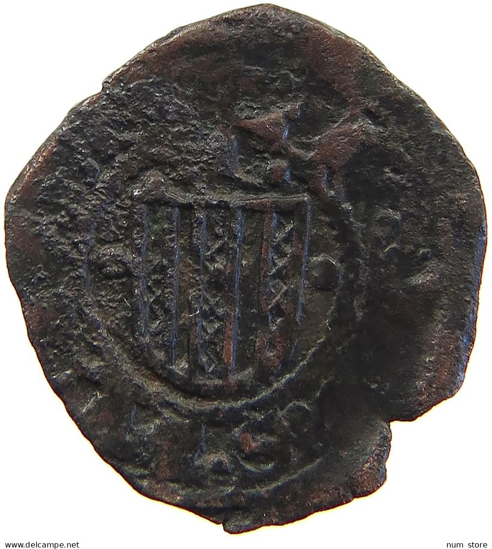 ITALY STATES SICILY DENARO  ALFONSO ARAGON 1416-1458 #a071 0355 - Sicilia