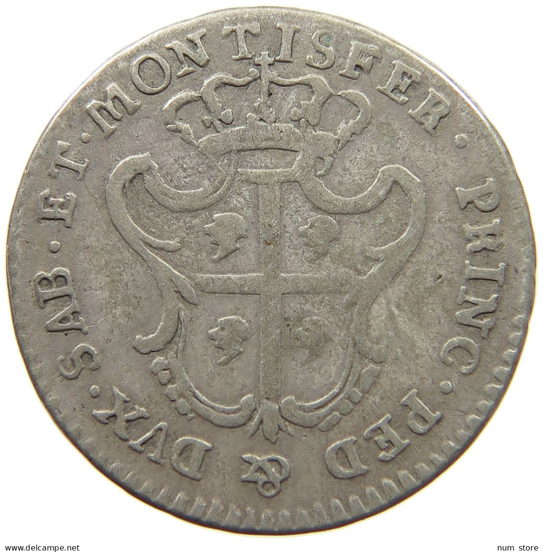 ITALY STATES SARDINIA REALE 1769 Carlo Emanuele III. RARE #t006 0159 - Italian Piedmont-Sardinia-Savoie