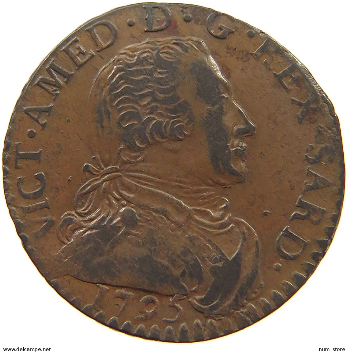 ITALY STATES SARDINIA 5 SOLDI 1795  #t006 0065 - Italian Piedmont-Sardinia-Savoie