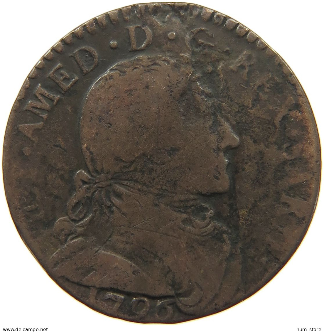 ITALY STATES SARDINIA 5 SOLDI 1796 Vittorio Amadeo III., 1773-1796. #c080 0377 - Italian Piedmont-Sardinia-Savoie