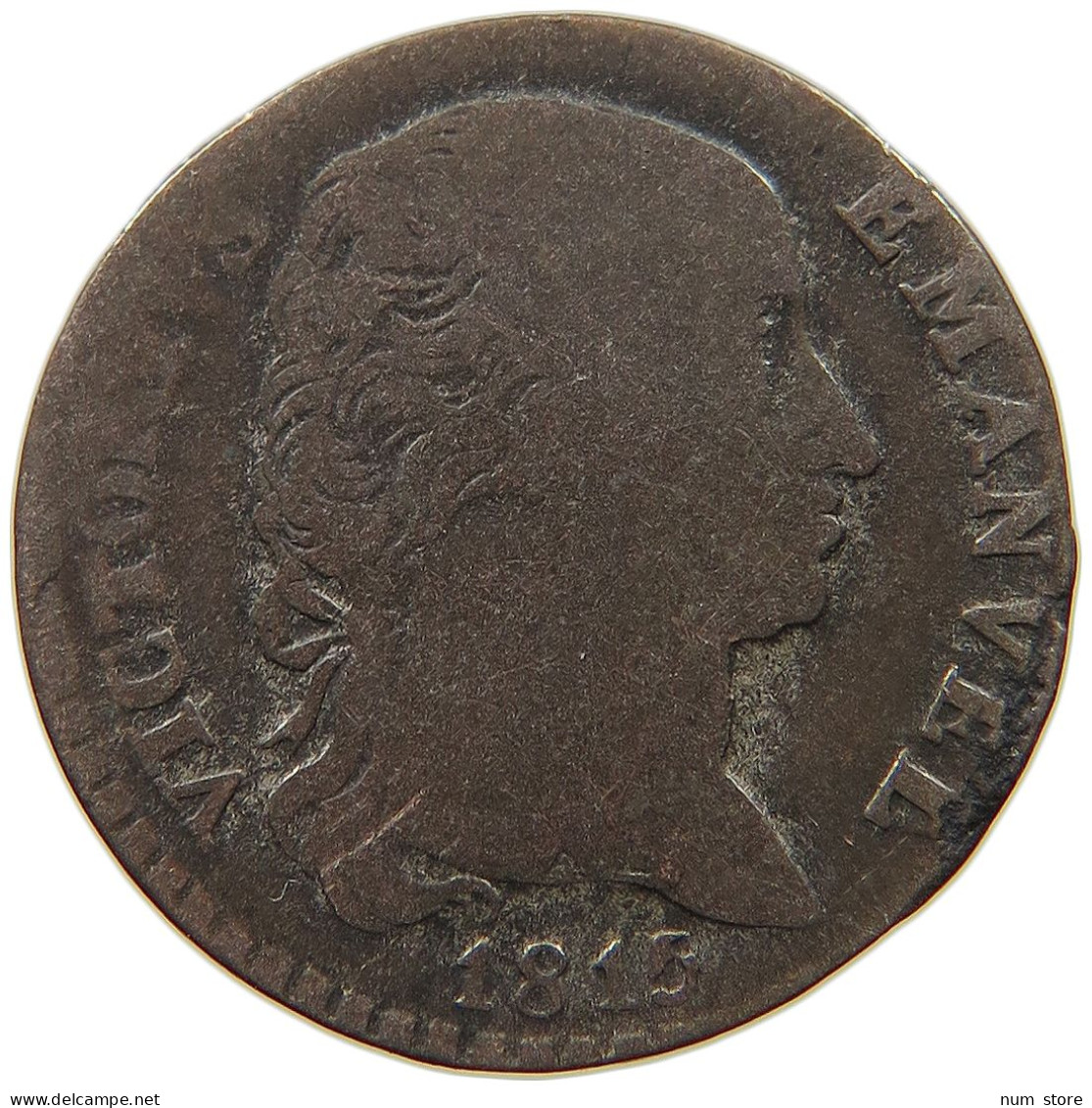 ITALY STATES SARDINIA 2.6 SOLDI 1815  #t107 0415 - Piémont-Sardaigne-Savoie Italienne