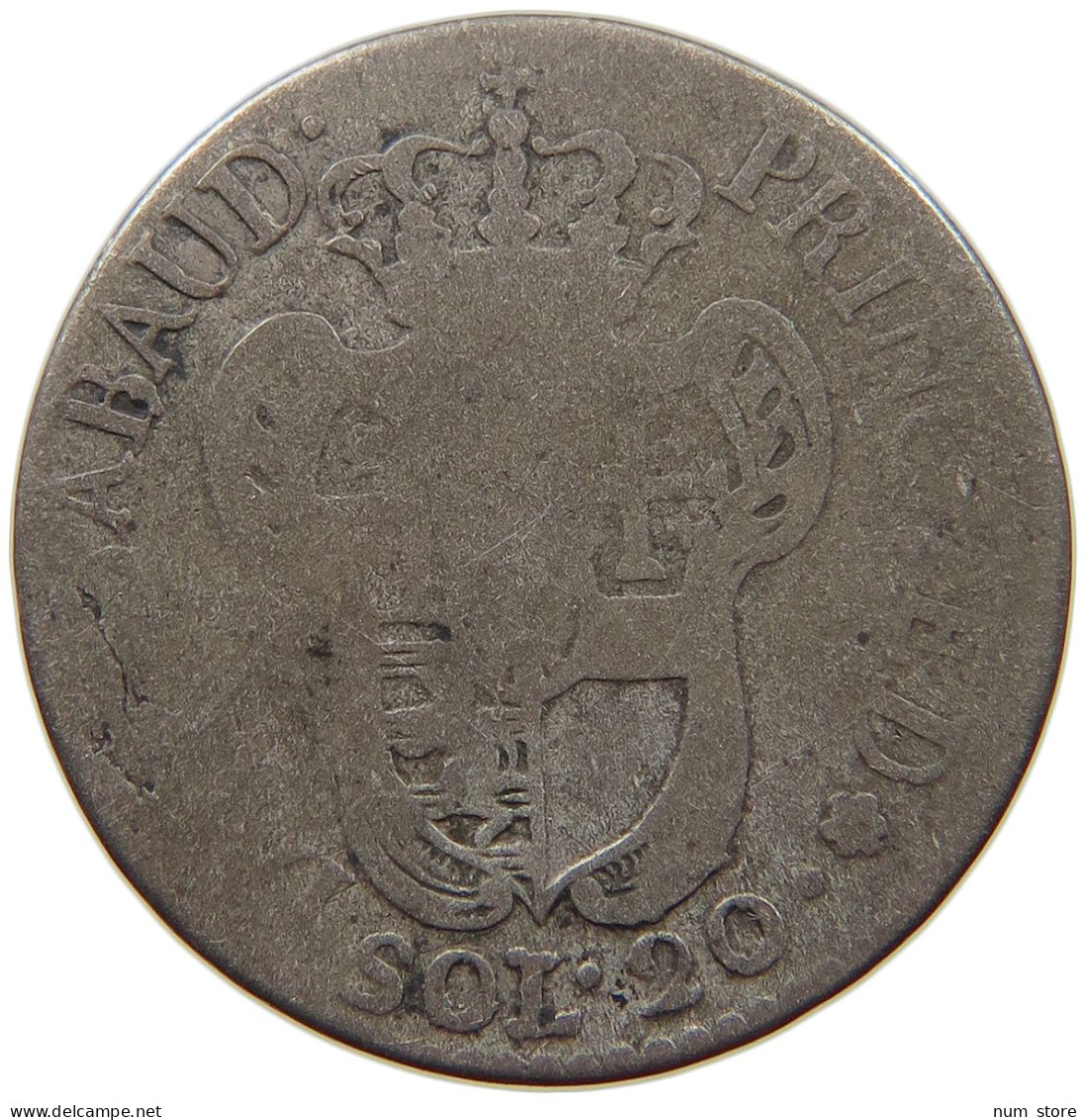 ITALY STATES SARDINIA 20 SOLDI 1796 Vittorio Amadeo III., 1773-1796. #s038 0337 - Italian Piedmont-Sardinia-Savoie