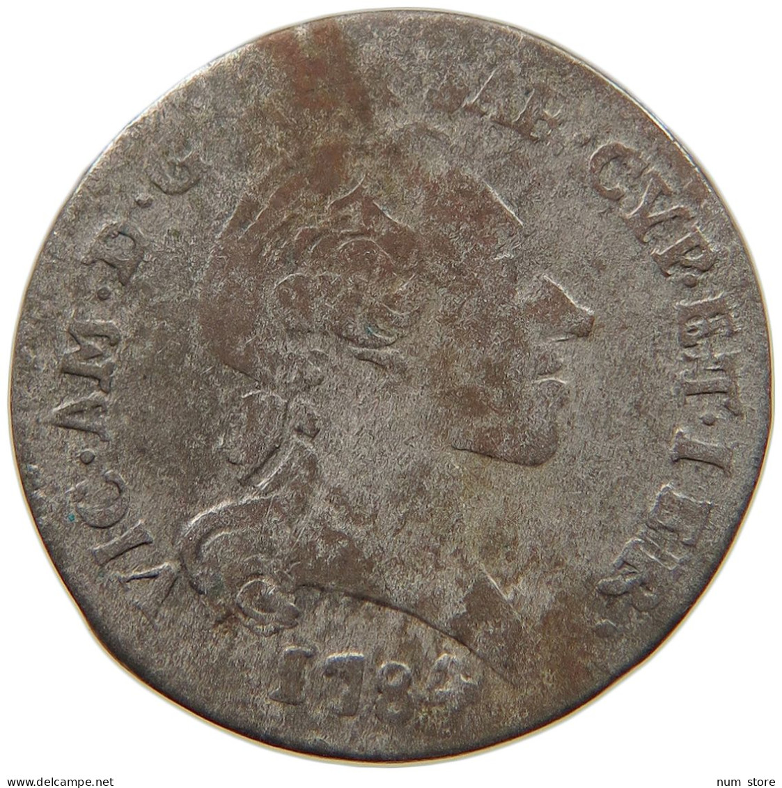 ITALY STATES SARDINIA 2.6 SOLDI 1784 Vittorio Amadeo III., 1773-1796. #t107 0385 - Italian Piedmont-Sardinia-Savoie