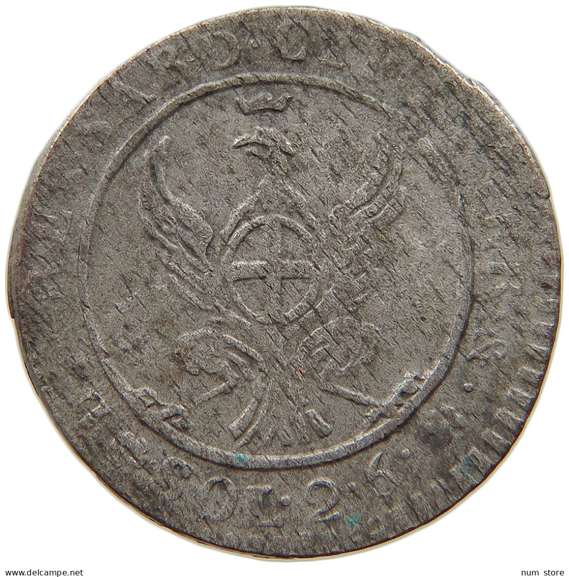 ITALY STATES SARDINIA 2.6 SOLDI 1815  #t107 0417 - Piémont-Sardaigne-Savoie Italienne