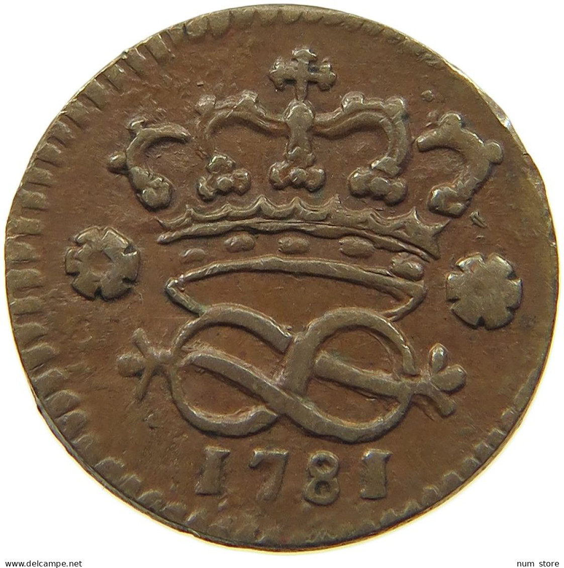 ITALY STATES SARDINIA 2 DENARI 1781  #t132 0467 - Italian Piedmont-Sardinia-Savoie