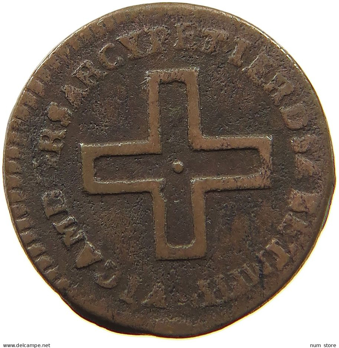 ITALY STATES SARDINIA 2 DENARI 1777  #t100 0237 - Piémont-Sardaigne-Savoie Italienne