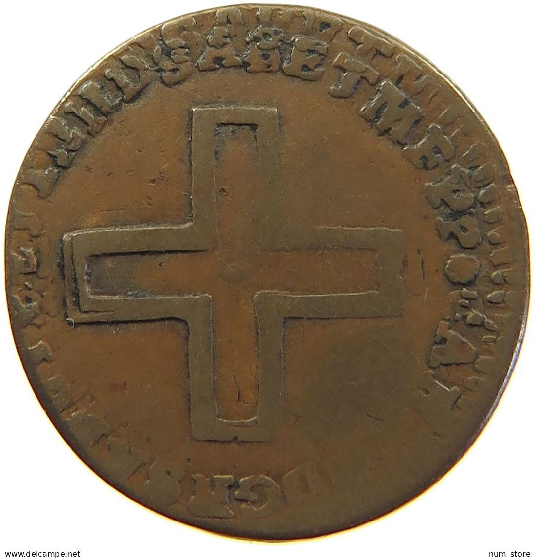 ITALY STATES SARDINIA 2 DENARI 1743 Carlo Emanule III. (1730-1773) DOUBLE STRUCK #s024 0175 - Piemonte-Sardegna, Savoia Italiana