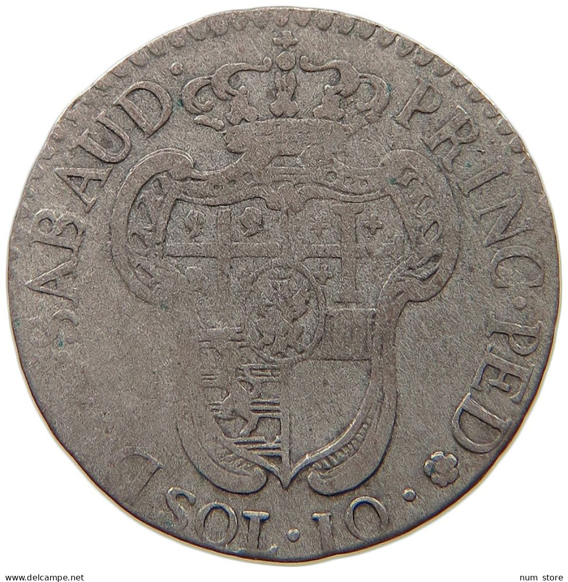 ITALY STATES SARDINIA 10 SOLDI 1794 Vittorio Amadeo III., 1773-1796. #t107 0363 - Piemonte-Sardegna, Savoia Italiana