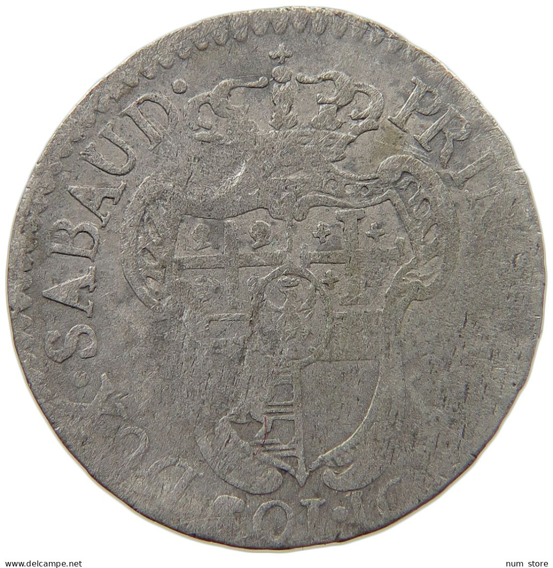 ITALY STATES SARDINIA 10 SOLDI 1796 Vittorio Amadeo III., 1773-1796. #c080 0045 - Piemont-Sardinien-It. Savoyen