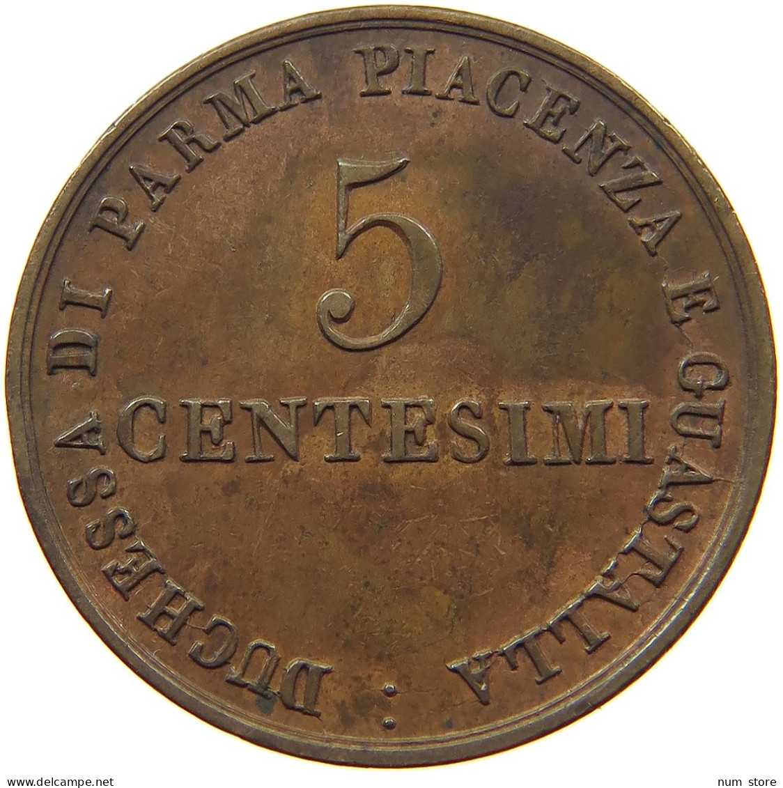 ITALY STATES PARMA 5 CENTESIMI 1830  #t145 0447 - Parma