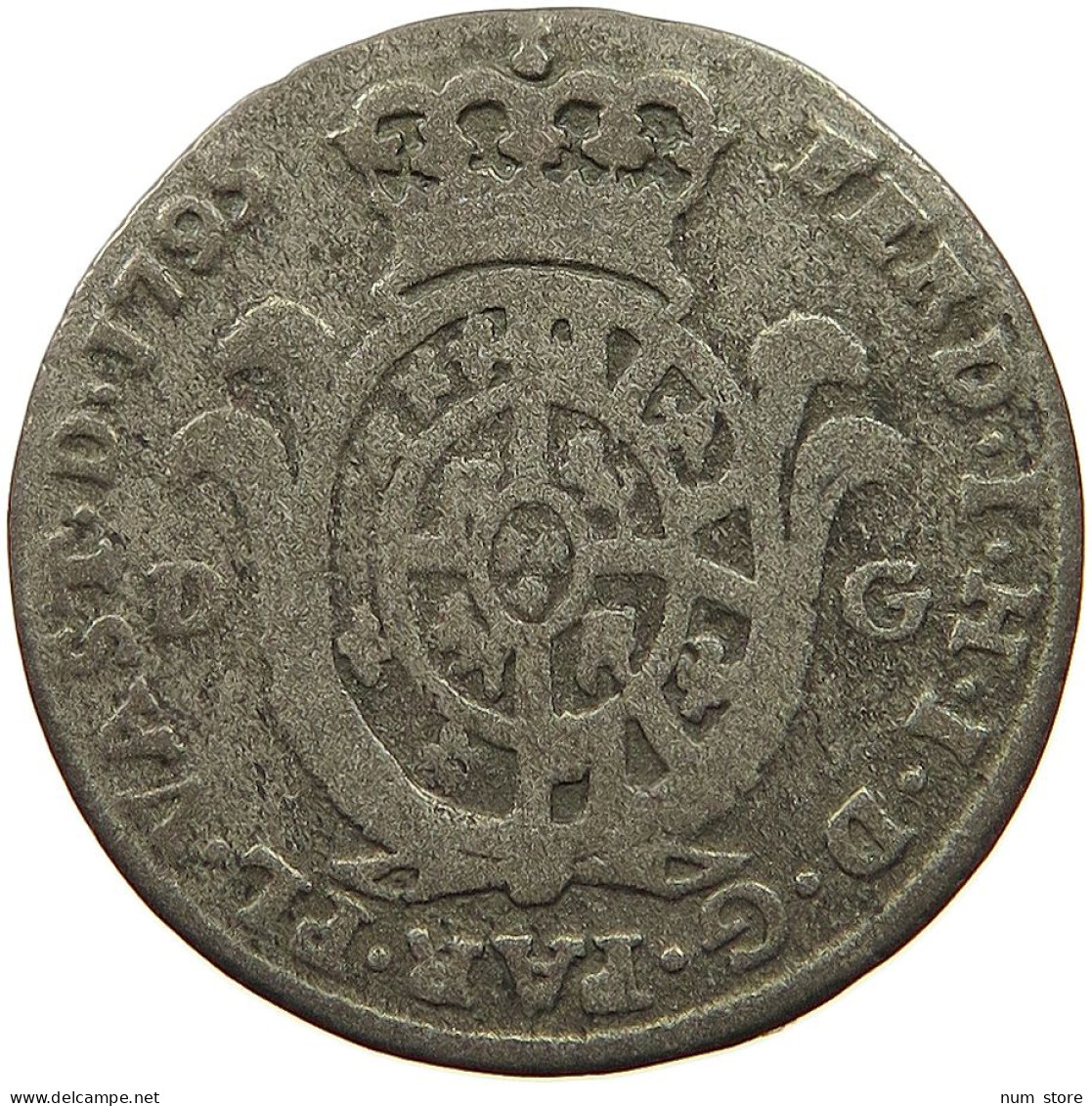 ITALY STATES PARMA 20 SOLSI 1795  #t060 0451 - Parme