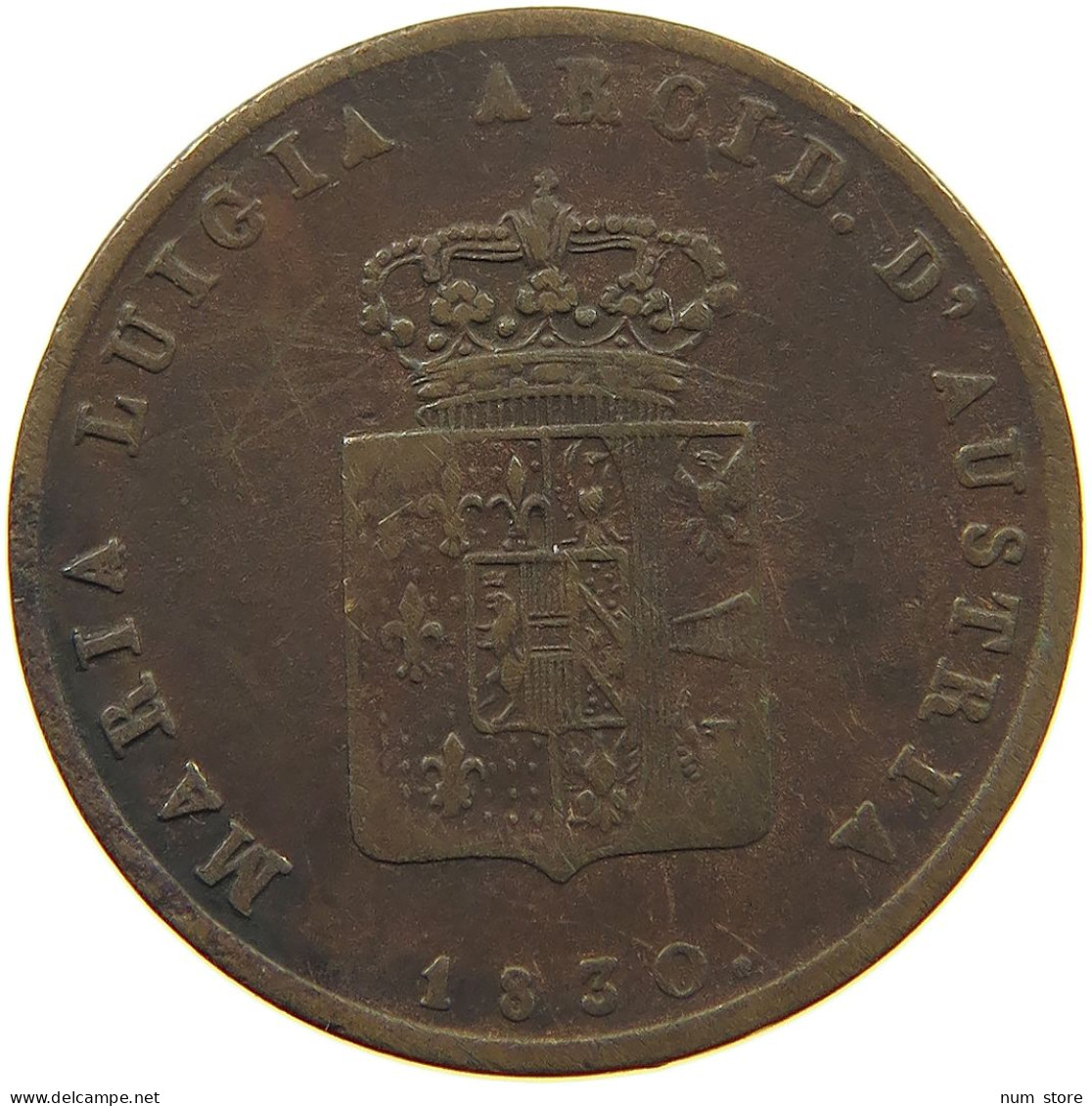 ITALY STATES PARMA 3 CENTESIMI 1830  #c007 0079 - Parme