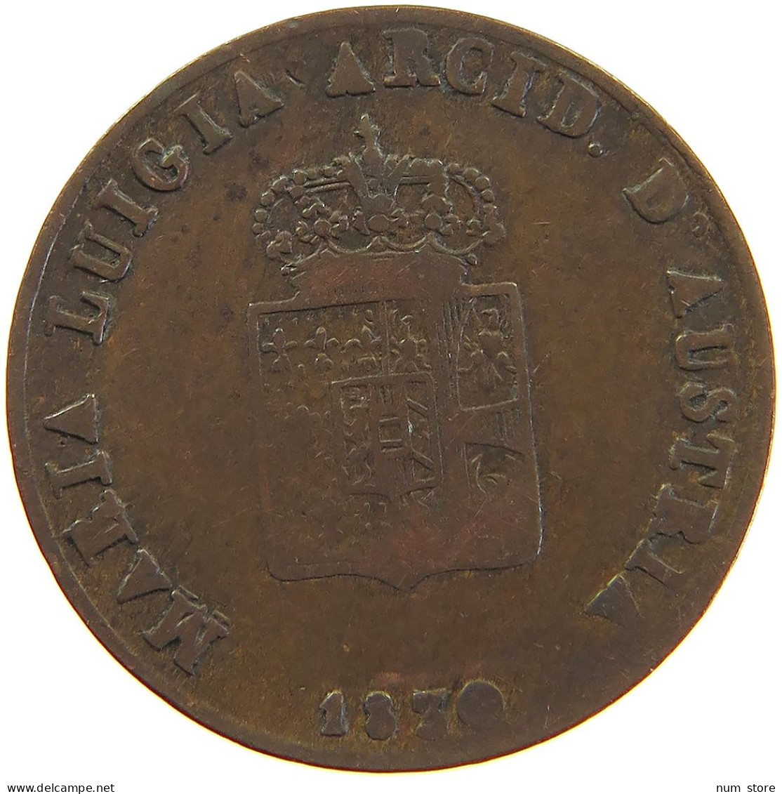 ITALY STATES PARA CENTESIMO 1830 Maria Luigia, 1815 - 1847 #t016 0387 - Altri & Non Classificati