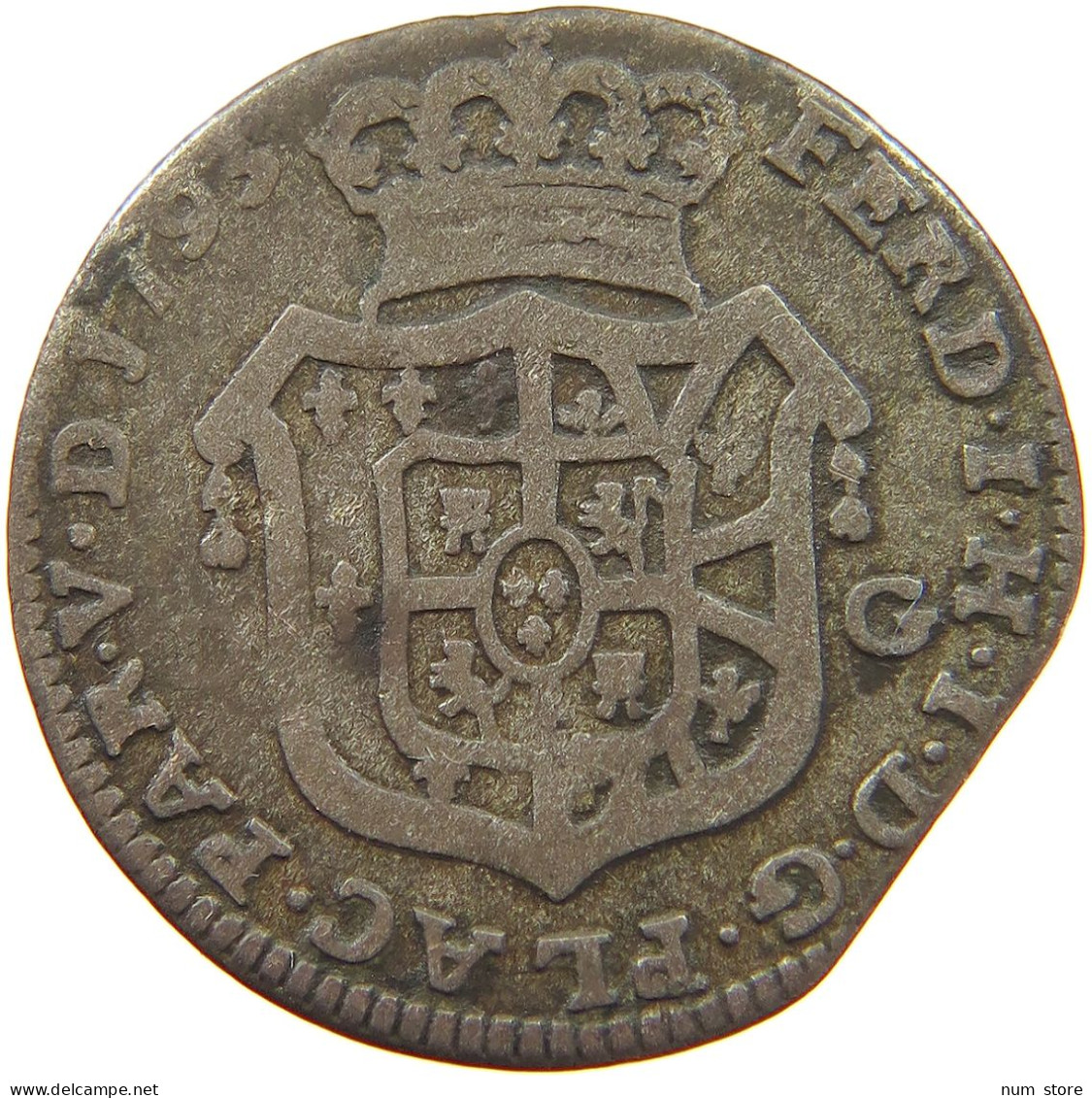 ITALY STATES PARMA 10 SOLDI 1793  #t100 0519 - Parme